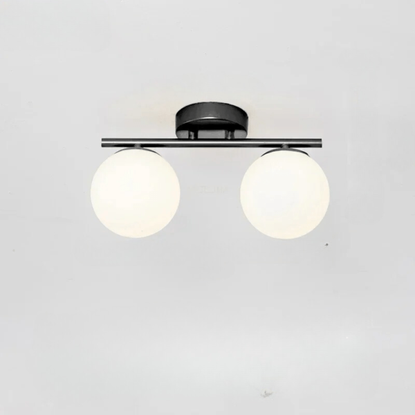 LumiLux - Elegante LED Deckenleuchte 30 cm Weiß Kugel - Image 13