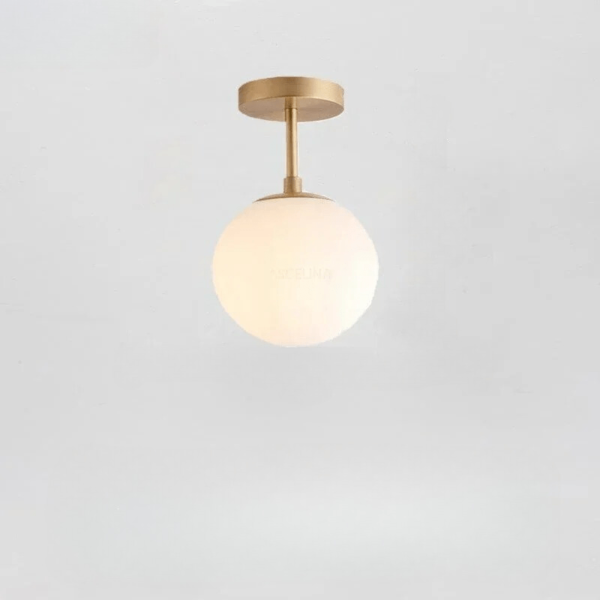 LumiLux - Elegante LED Deckenleuchte 30 cm Weiß Kugel - Image 10