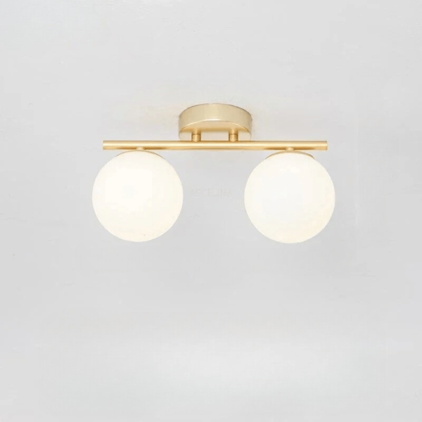 LumiLux - Elegante LED Deckenleuchte 30 cm Weiß Kugel - Image 12