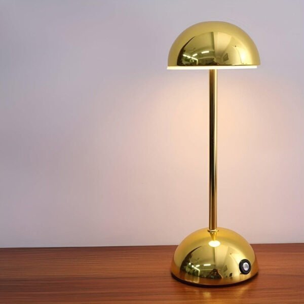 Dimmbar Touch-Pilzlampe Aus Metall - GlanzLicht Elegant - Image 2