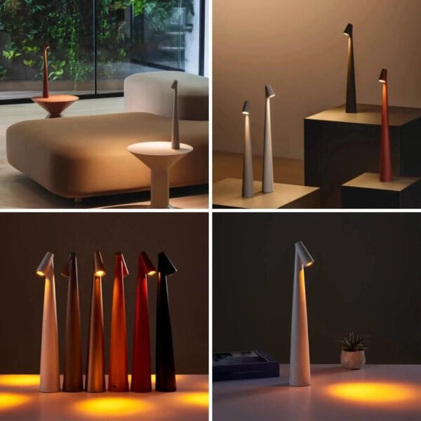 Dimmbar - Luminous Kabellose LED Tischlampe Modern Design - Image 10