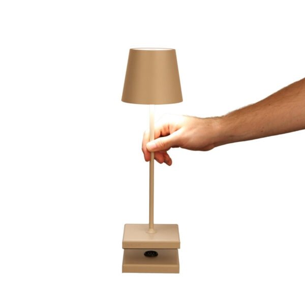 Dimmbare Tischlampe LunaGlow - Tragbar und Elegant - Image 24