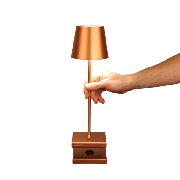 Dimmbare Tischlampe LunaGlow - Tragbar und Elegant - Image 25