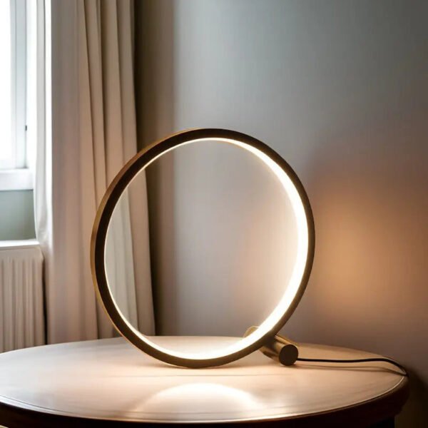 Dimmbares LED-Design Modern – LumaHalo Tischlampe - Image 7