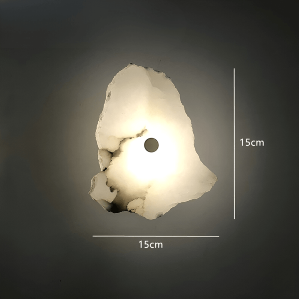 MarbleGleam LED-Wandlampe aus Marmor für Elegante Beleuchtung - Image 6