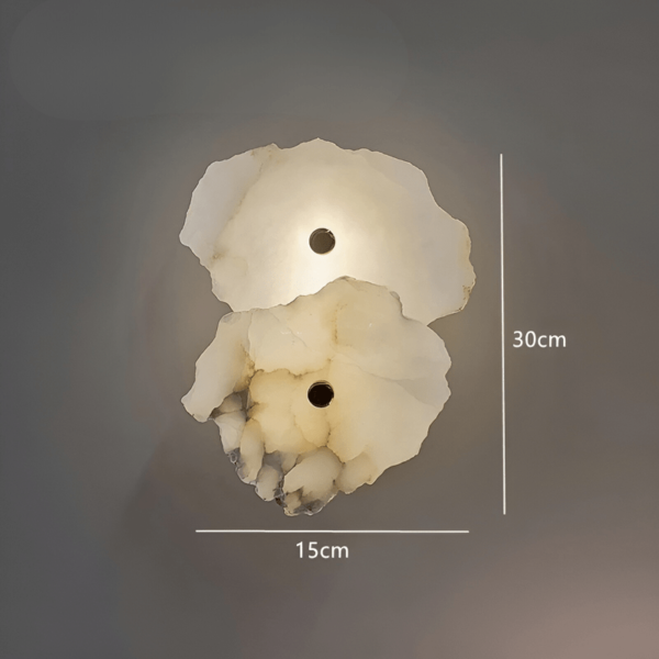 MarbleGleam LED-Wandlampe aus Marmor für Elegante Beleuchtung - Image 7