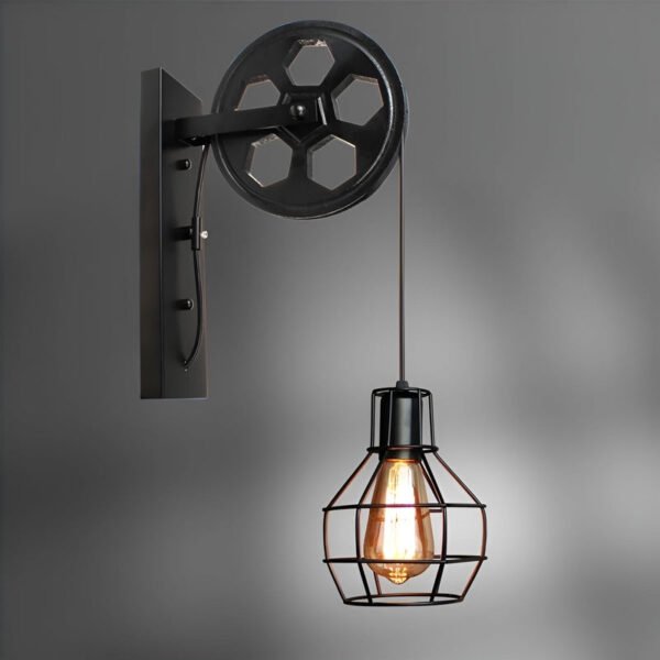 Industrielle Vintage LED Wandlampe GlanzHell - Stilvolles Design - Image 2