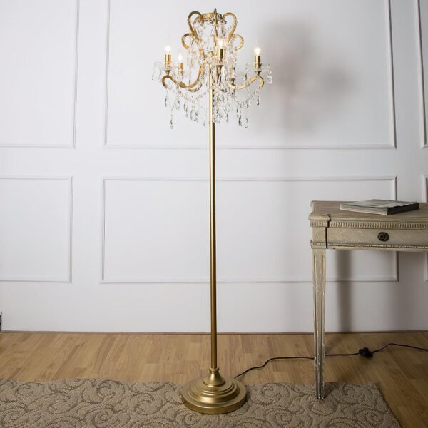 Glanzvolle Kristall Stehlampe 53cm für Elegantes Wohnen - Image 3